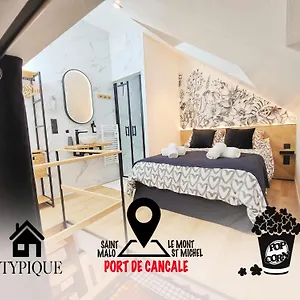 L'abri Du Port By Mrodbnb - Maison Neuve - 25m & Resto - Cine - Cheminee - Popcorn Cancale